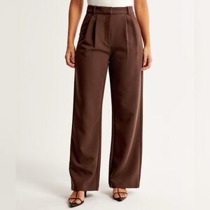 Abercrombie & Fitch Brown Sloane Wide Leg Pants M